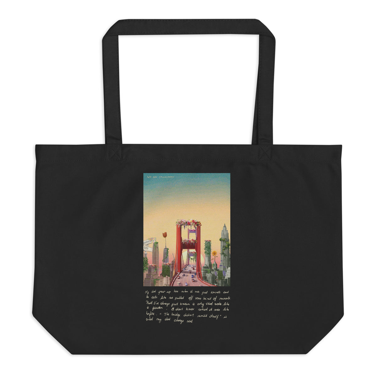 Harvest City large tote bag