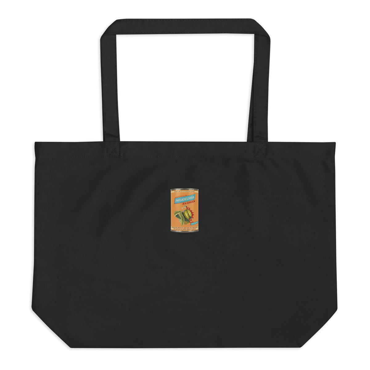 Philadelphia is a garden large tote bag