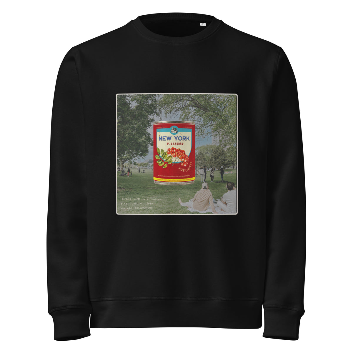 New York is a garden sweatshirt