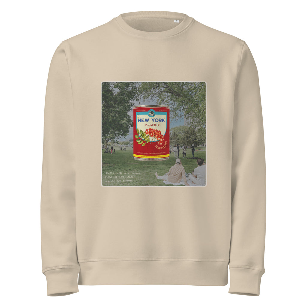 New York is a garden sweatshirt