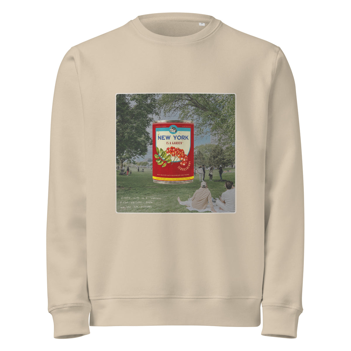 New York is a garden sweatshirt