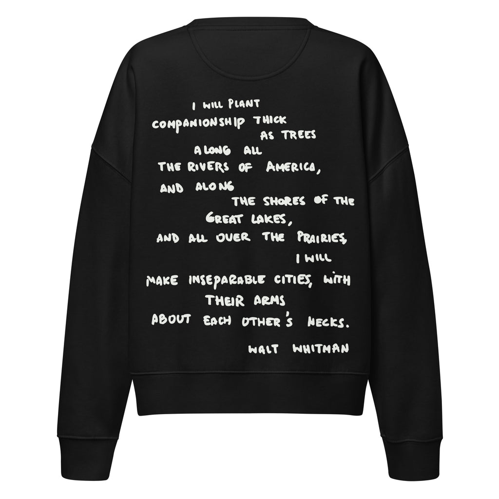 Plant Companionship cropped sweatshirt