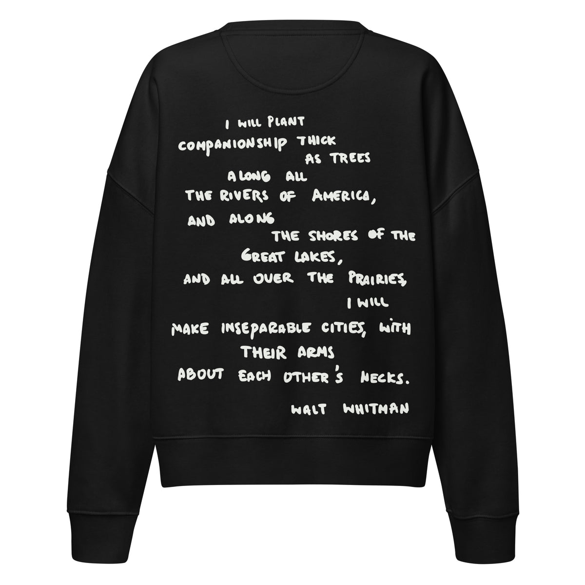 Plant Companionship cropped sweatshirt