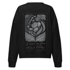Peach Tree Guild cropped sweatshirt (black)