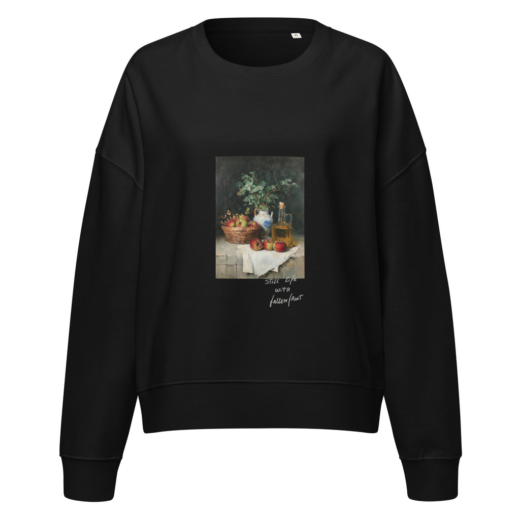 Fallen Fruit cropped sweatshirt