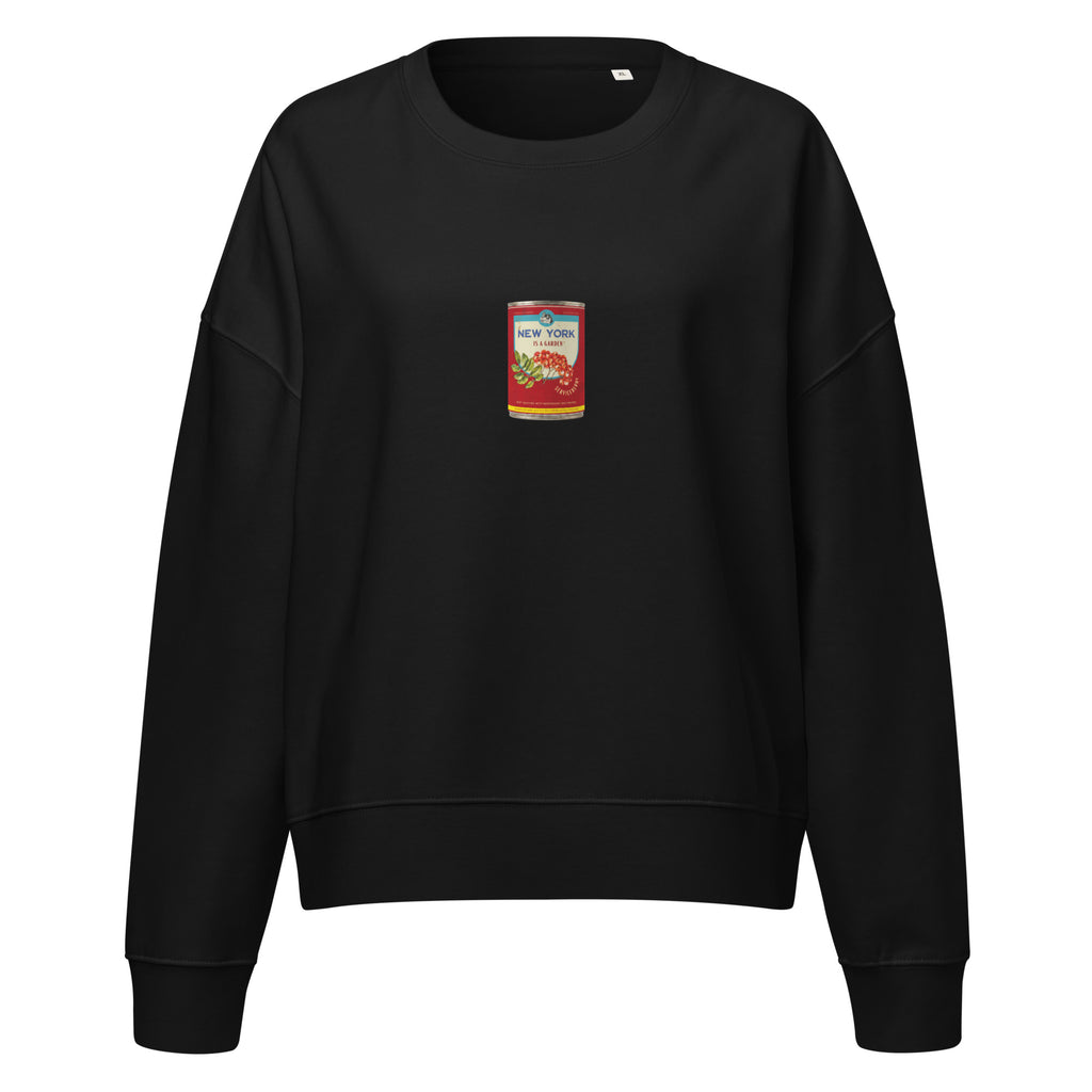 New York is a garden cropped sweatshirt