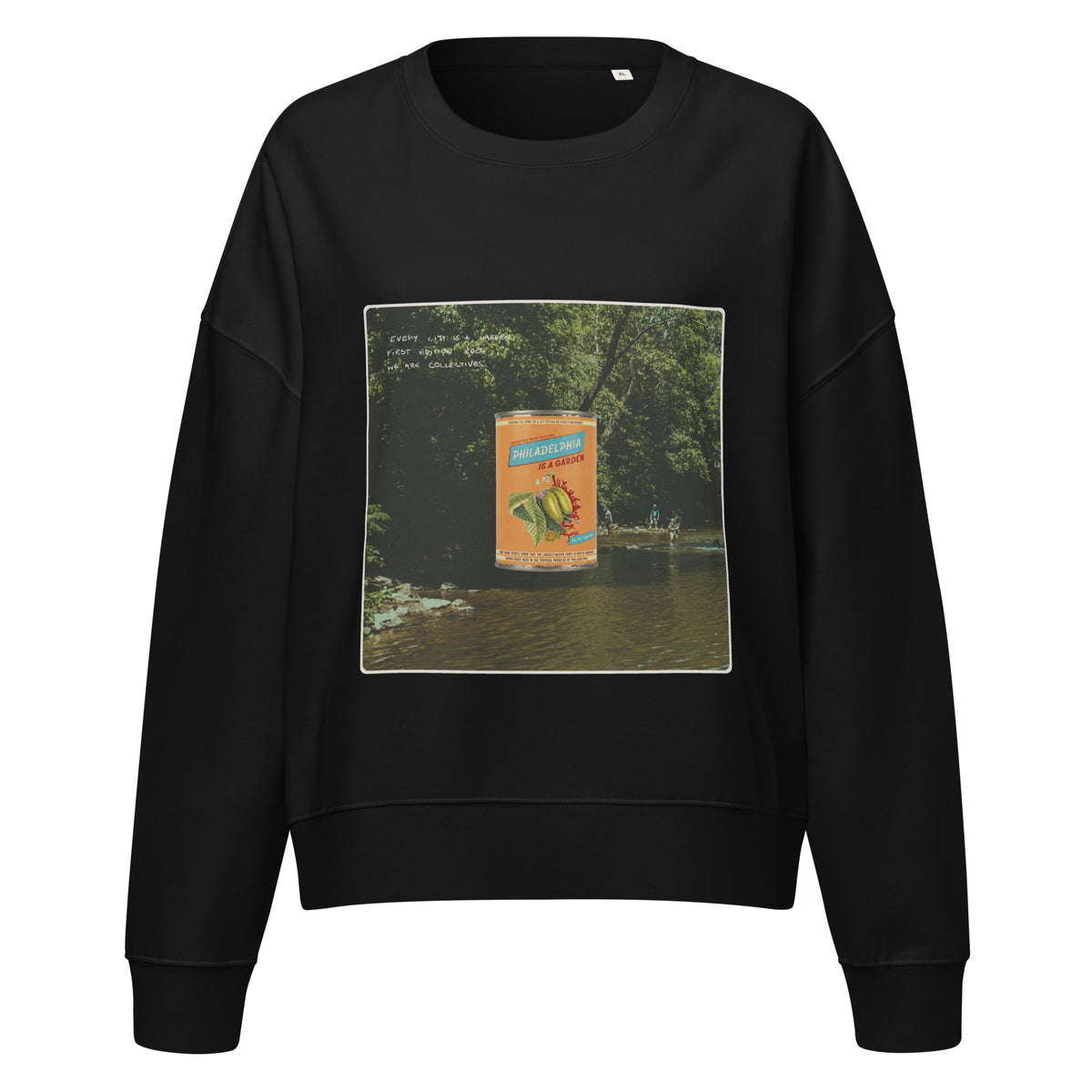 Philadelphia is a garden cropped sweatshirt