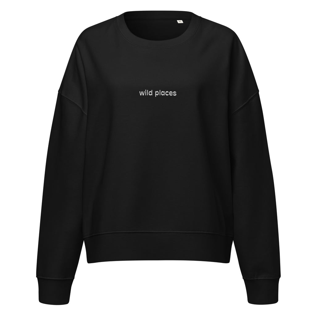 Wild Places cropped sweatshirt