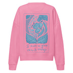 Peach Tree Guild cropped sweatshirt (blue)