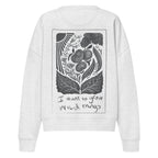 Peach Tree Guild cropped sweatshirt (black)