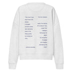 Wild Places cropped sweatshirt