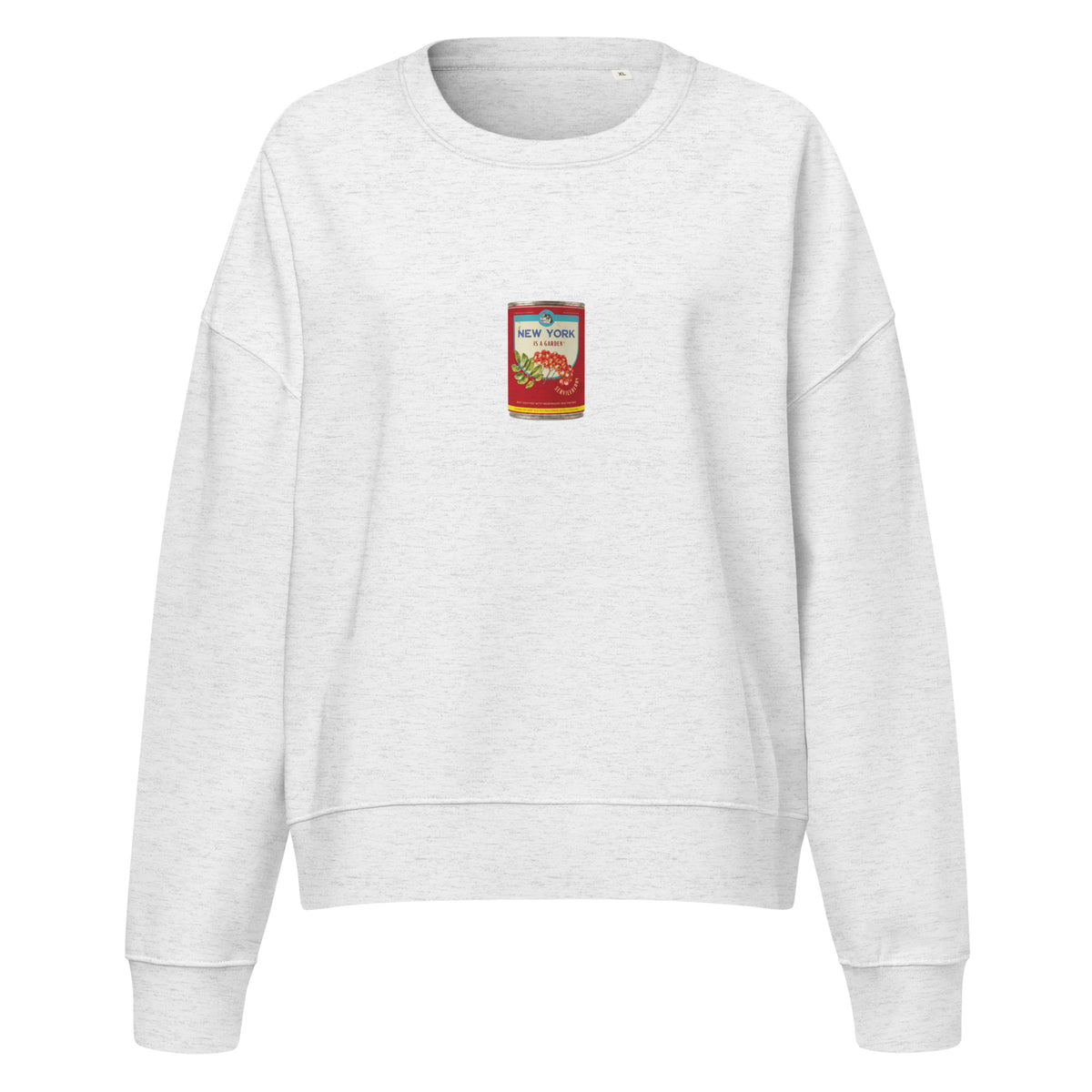 New York is a garden cropped sweatshirt