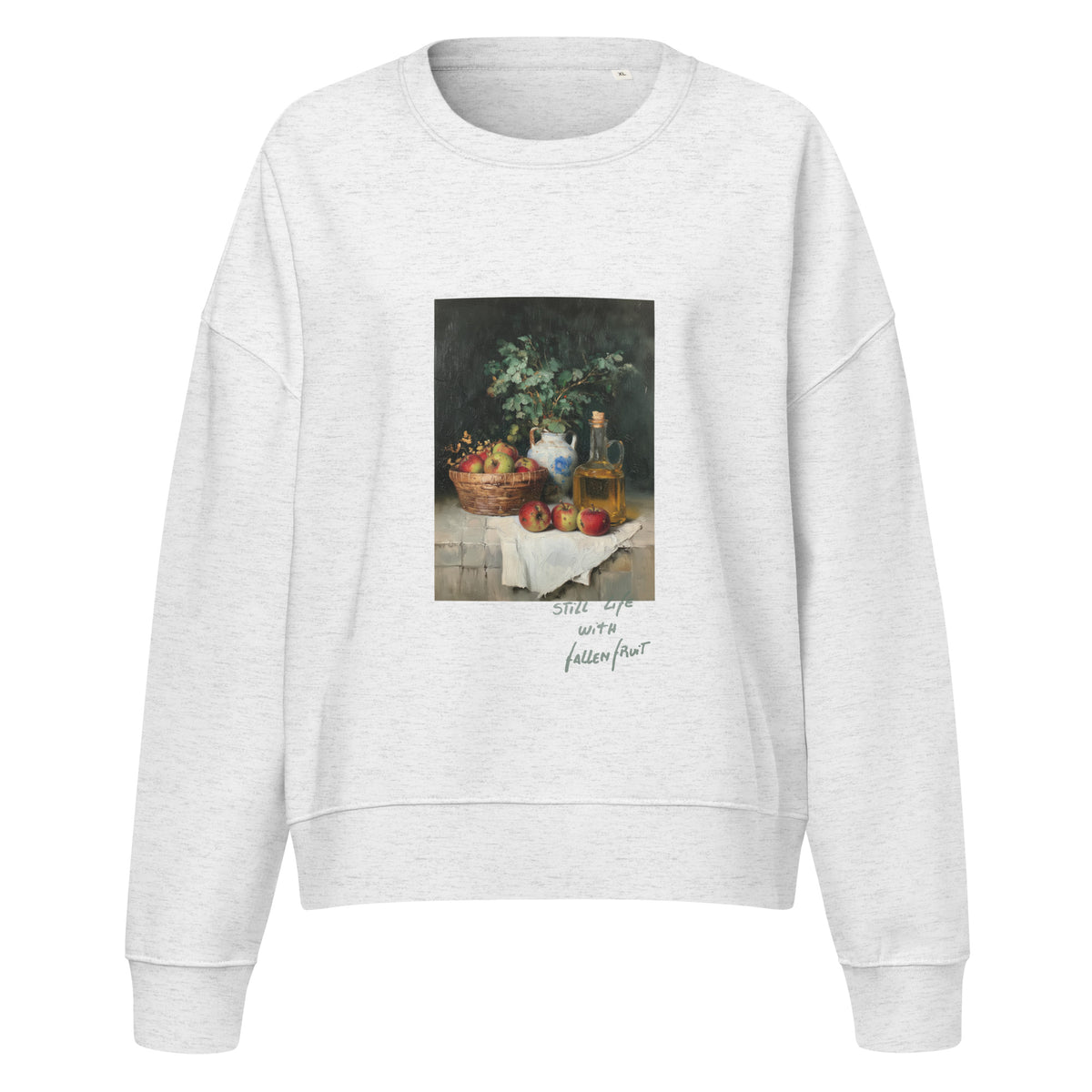 Fallen Fruit cropped sweatshirt