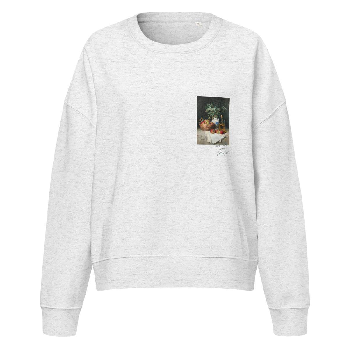 Fallen Fruit cropped sweatshirt