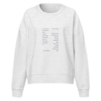 Wild Places cropped sweatshirt