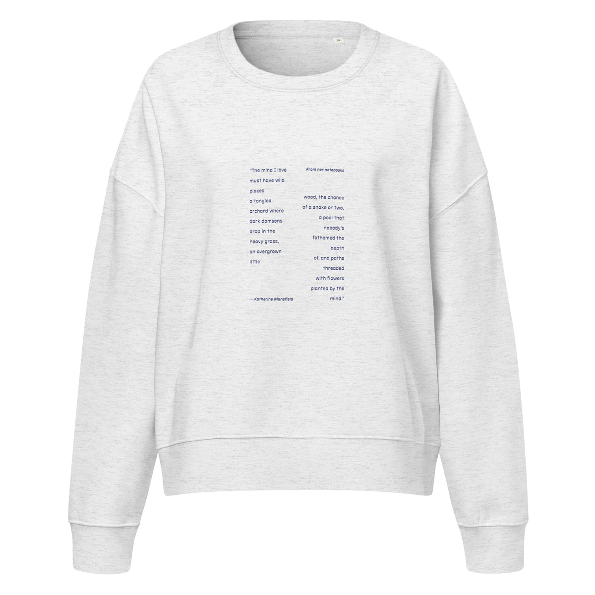 Wild Places cropped sweatshirt