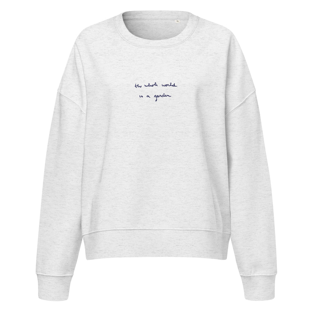 Secret Garden cropped sweatshirt
