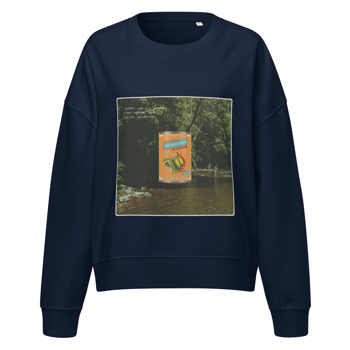 Philadelphia is a garden cropped sweatshirt