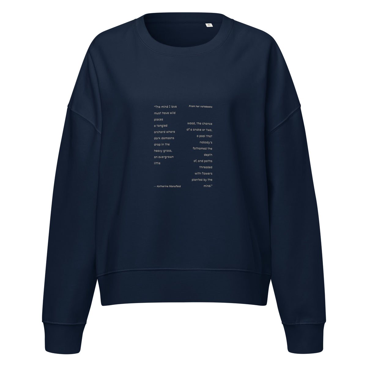 Wild Places cropped sweatshirt