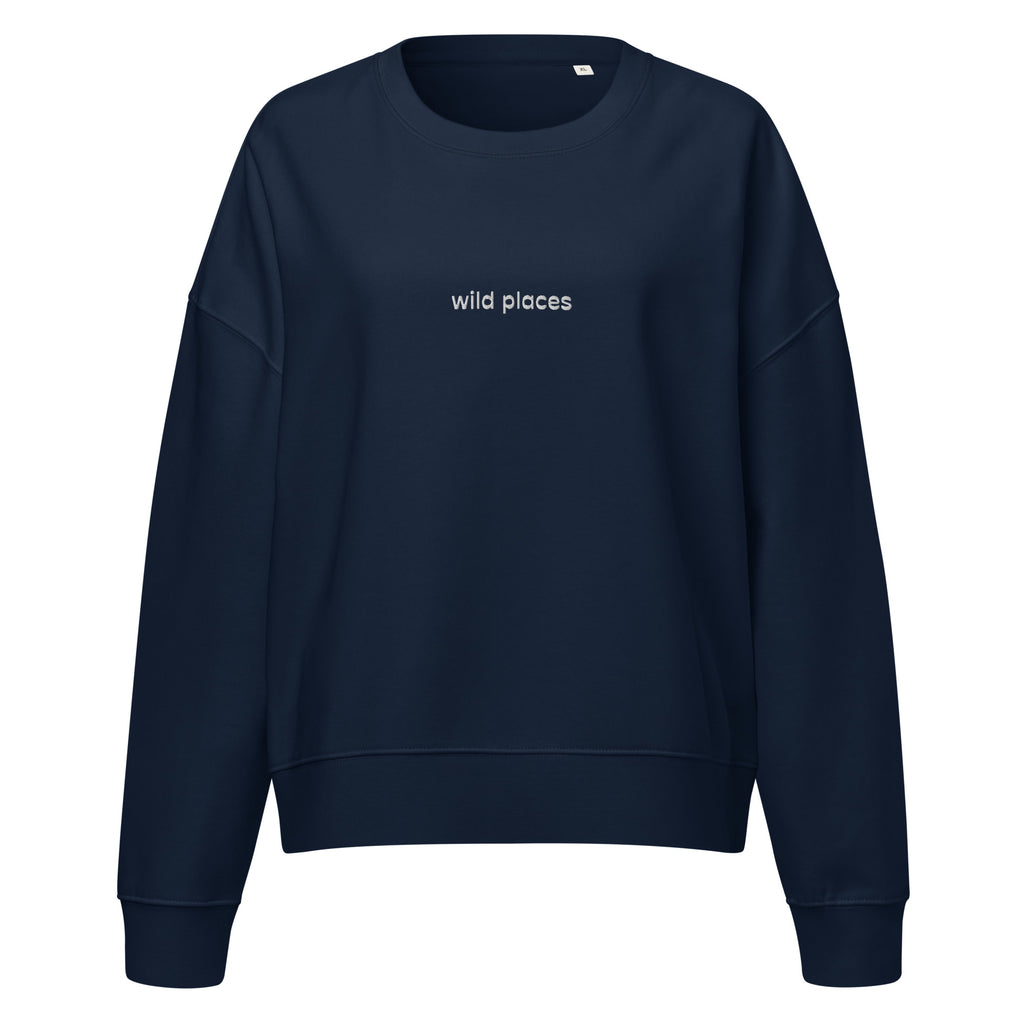 Wild Places cropped sweatshirt