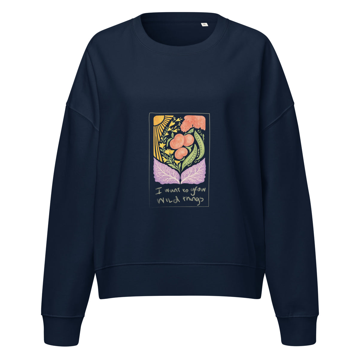 Peach Tree Guild cropped sweatshirt (color)