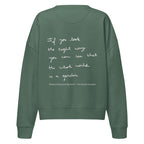 Secret Garden cropped sweatshirt