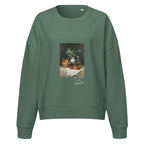 Fallen Fruit cropped sweatshirt