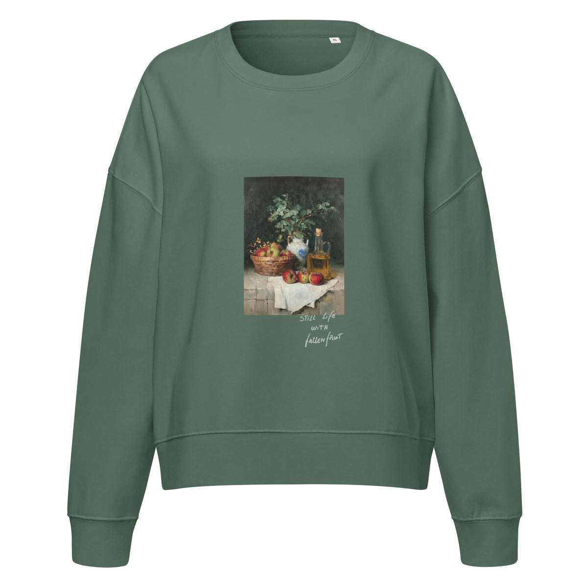 Fallen Fruit cropped sweatshirt