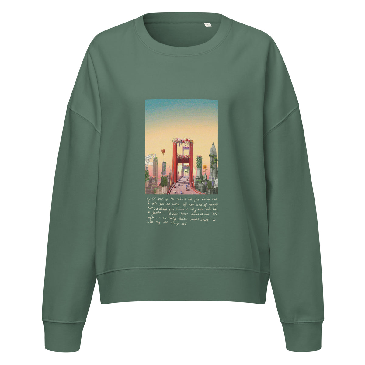 Harvest City cropped sweatshirt