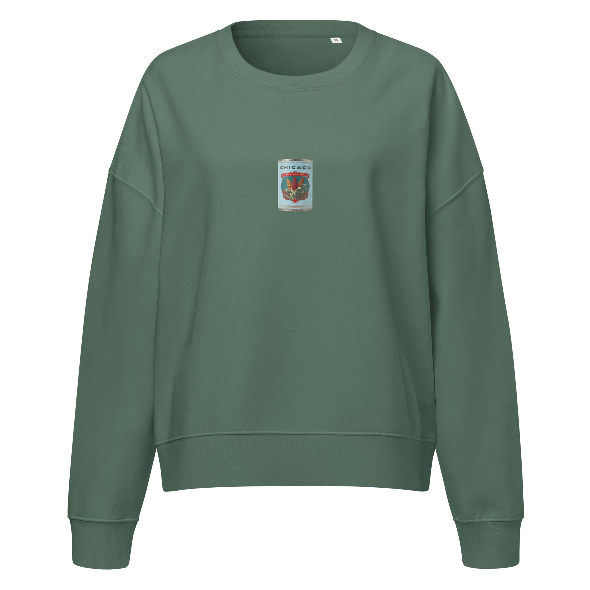 Chicago is a garden cropped sweatshirt