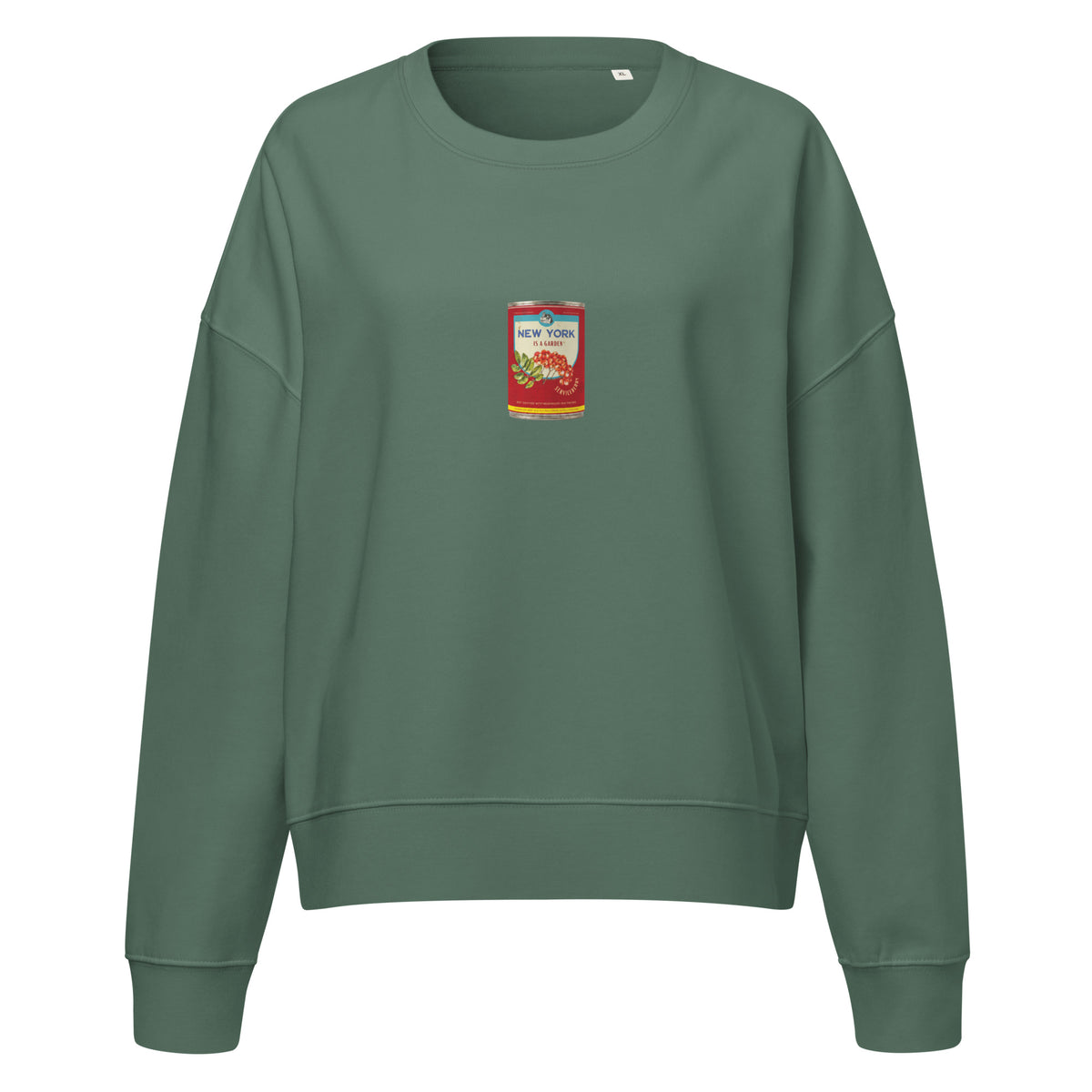 New York is a garden cropped sweatshirt