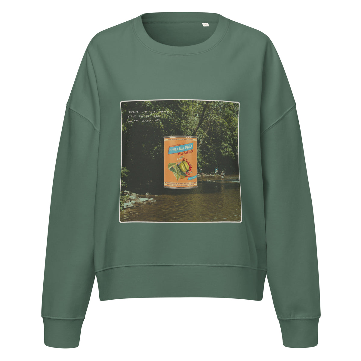 Philadelphia is a garden cropped sweatshirt