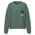 Fallen Fruit cropped sweatshirt
