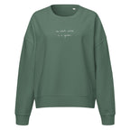 Secret Garden cropped sweatshirt