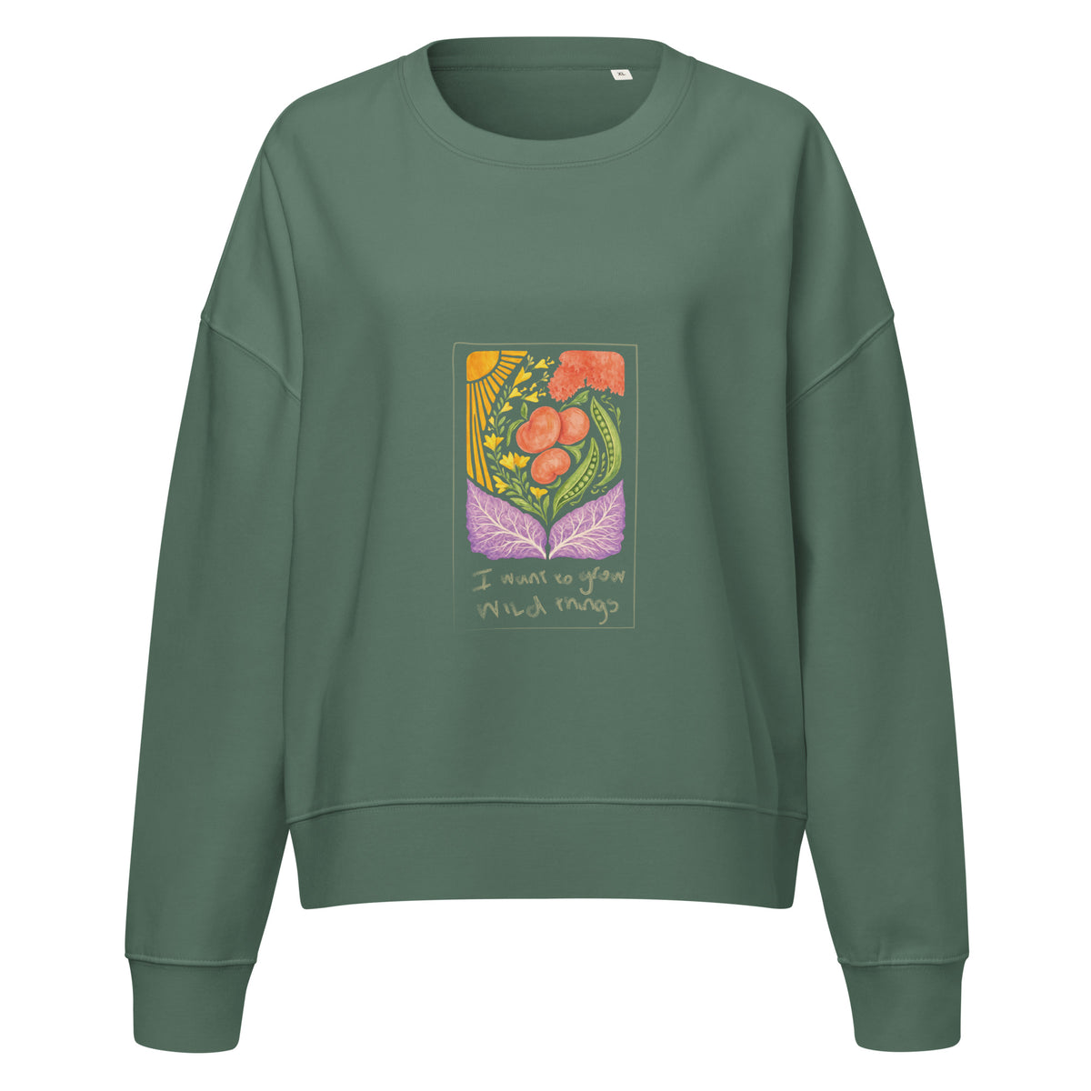 Peach Tree Guild cropped sweatshirt (color)